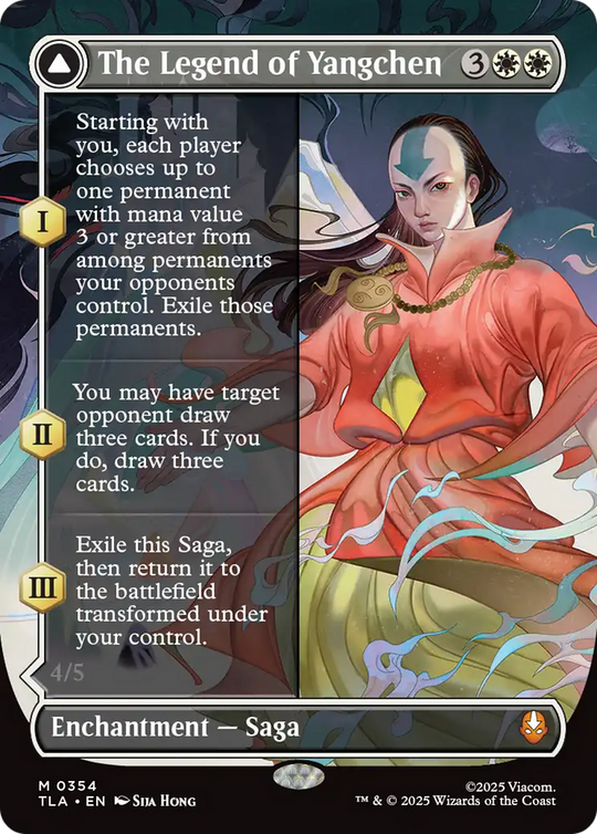 The Legend of Yangchen (Borderless) (TLA-354) - Avatar: The Last Airbender