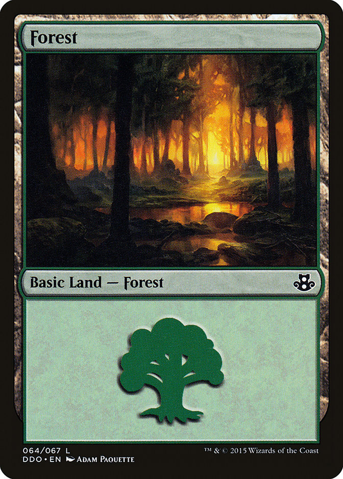 Forest (64) [Duel Decks: Elspeth vs. Kiora] | The CG Realm