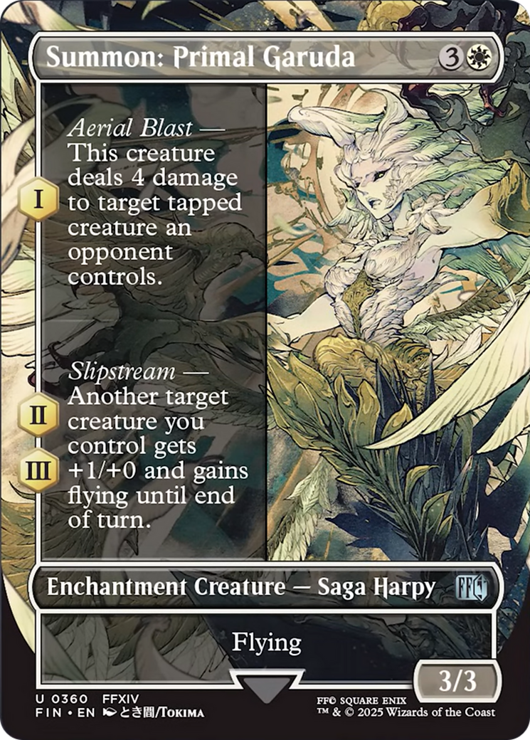 Summon: Primal Garuda (Borderless) [FINAL FANTASY] | The CG Realm