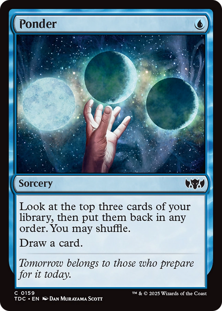 Ponder [Tarkir: Dragonstorm Commander] | The CG Realm