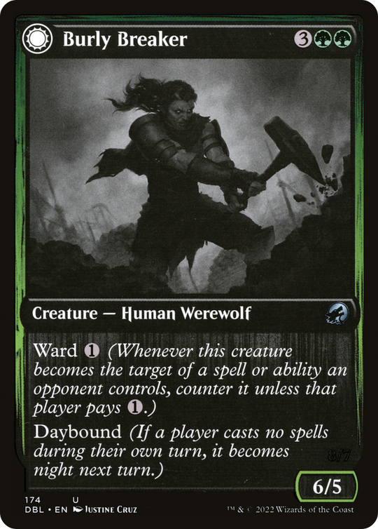 Burly Breaker (DBL-174) - Innistrad: Double Feature: (Double Faced Transform)