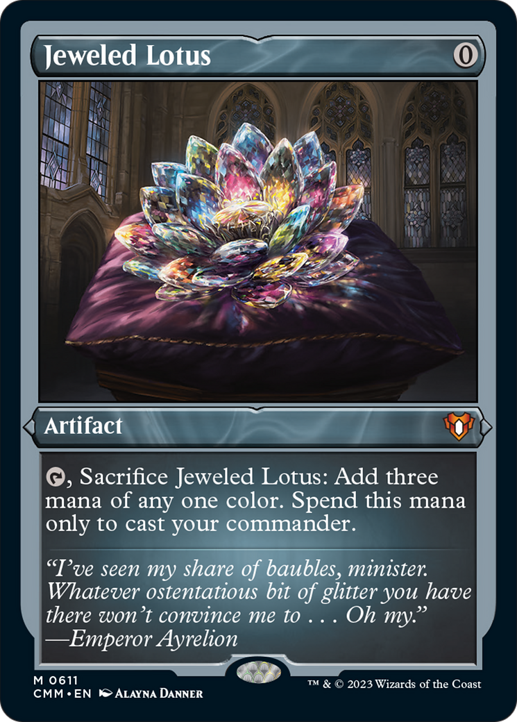 Jeweled Lotus (Foil Etched) [Commander Masters] | The CG Realm