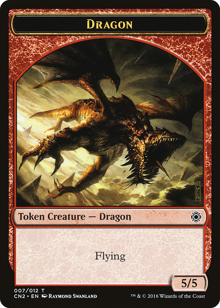Dragon Token (CN2-007) - Conspiracy: Take the Crown Tokens