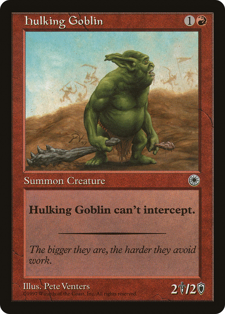 Hulking Goblin (POR-) - Portal