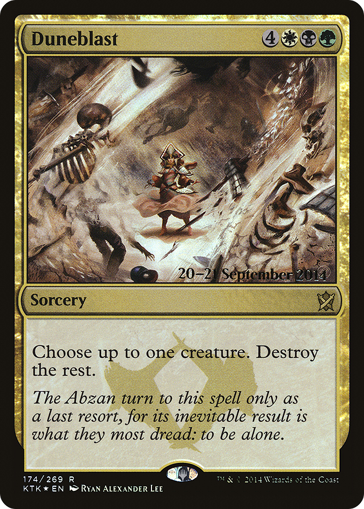 Duneblast (PRE-174) - Khans of Tarkir Promos Foil