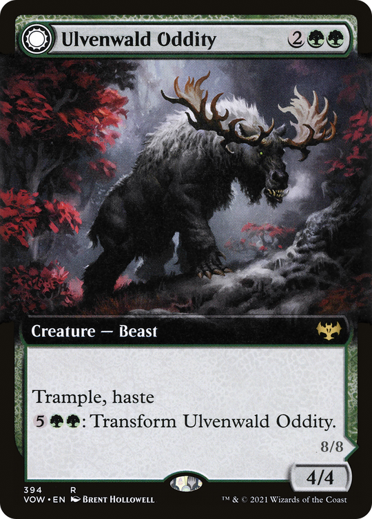 Ulvenwald Oddity (Extended Art) (VOW-394) - Innistrad: Crimson Vow: (Extended Art, Double Faced Transform)