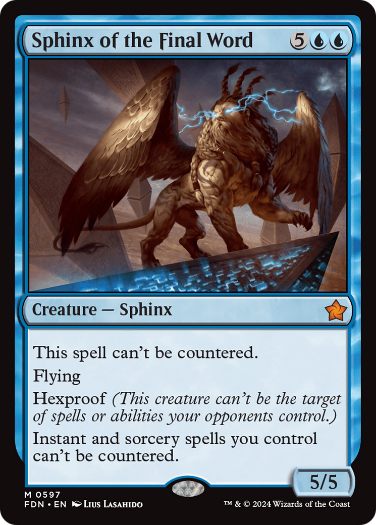 Sphinx of the Final Word [Foundations] | The CG Realm