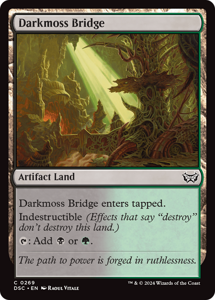 Darkmoss Bridge [Duskmourn: House of Horror Commander] | The CG Realm