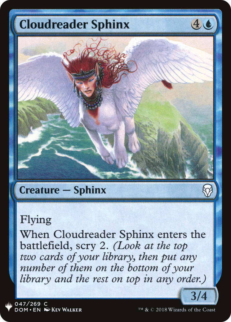 Cloudreader Sphinx (LIST-DOM-47) - The List