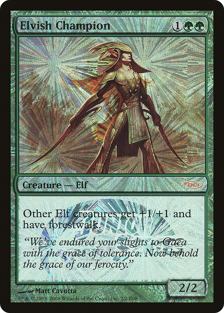 Elvish Champion (Junior Series Europe) (JSS-002) - Junior Series Europe Foil