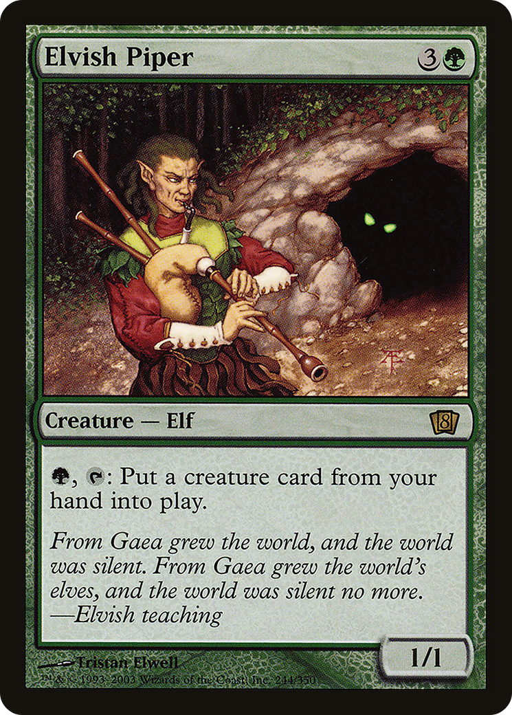 Elvish Piper (8ED-244) - 8th Edition Foil