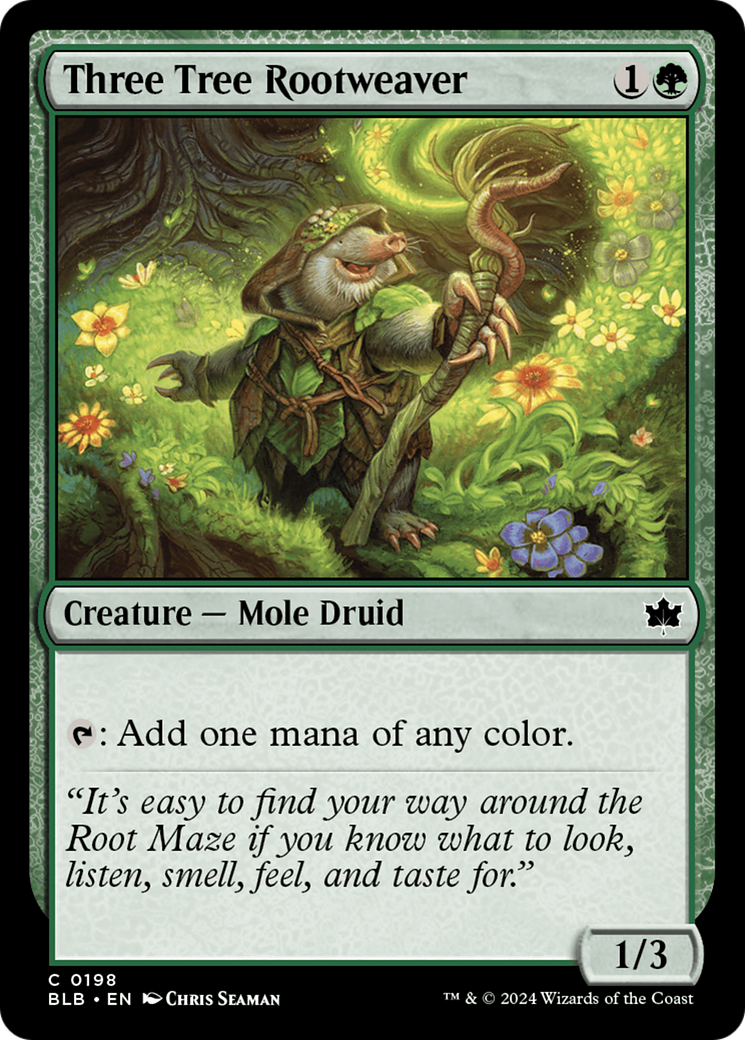 Three Tree Rootweaver [Bloomburrow] | The CG Realm