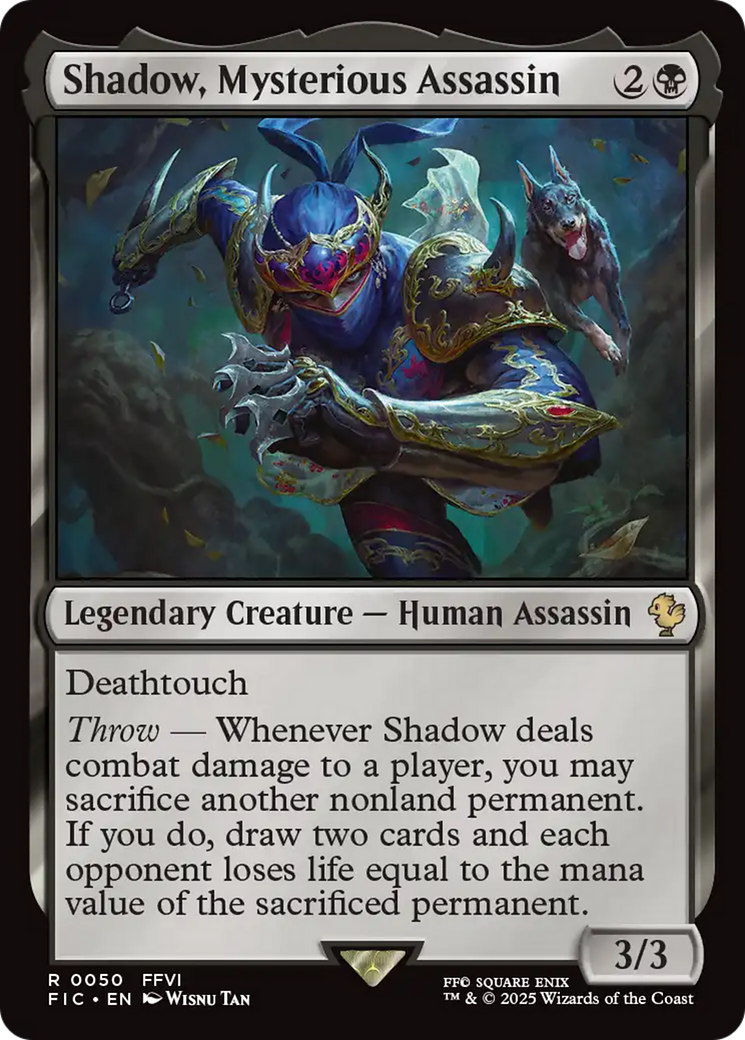 Shadow, Mysterious Assassin [FINAL FANTASY Commander] | The CG Realm