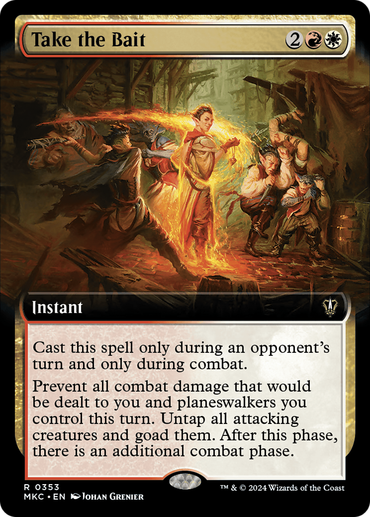 Take the Bait (Extended Art) [Murders at Karlov Manor Commander] | The CG Realm