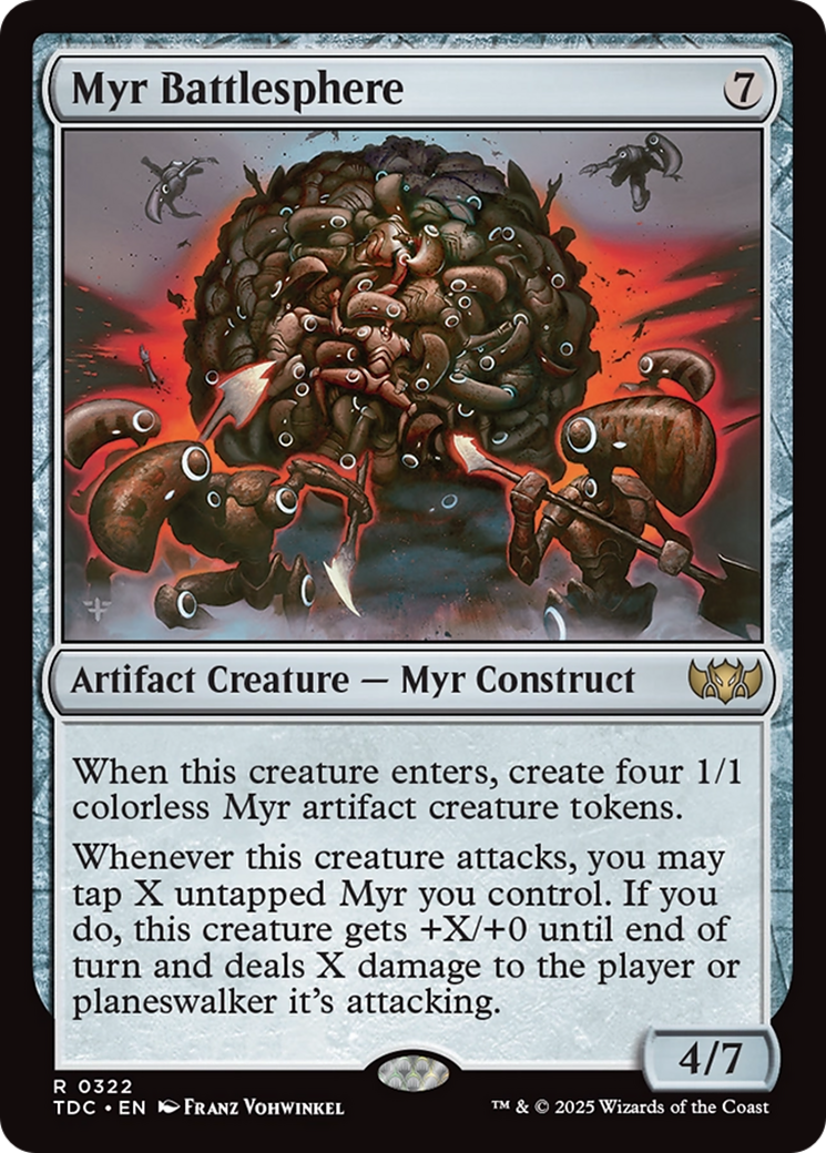 Myr Battlesphere [Tarkir: Dragonstorm Commander] | The CG Realm