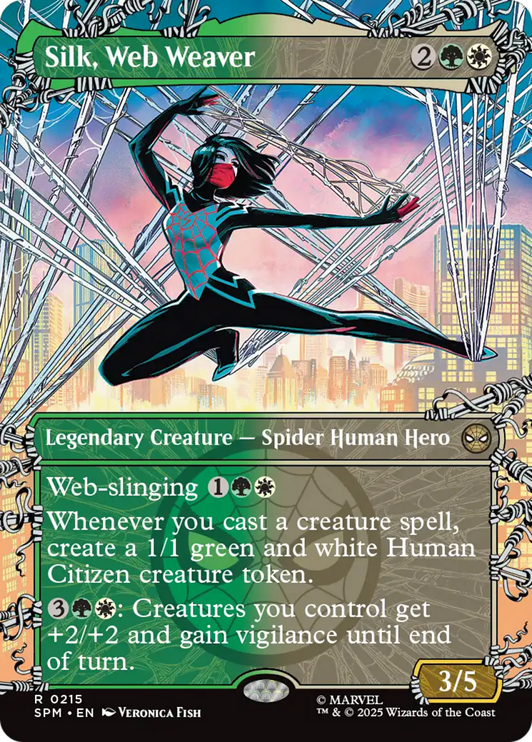Silk, Web Weaver (Borderless) [Marvel's Spider-Man] | The CG Realm