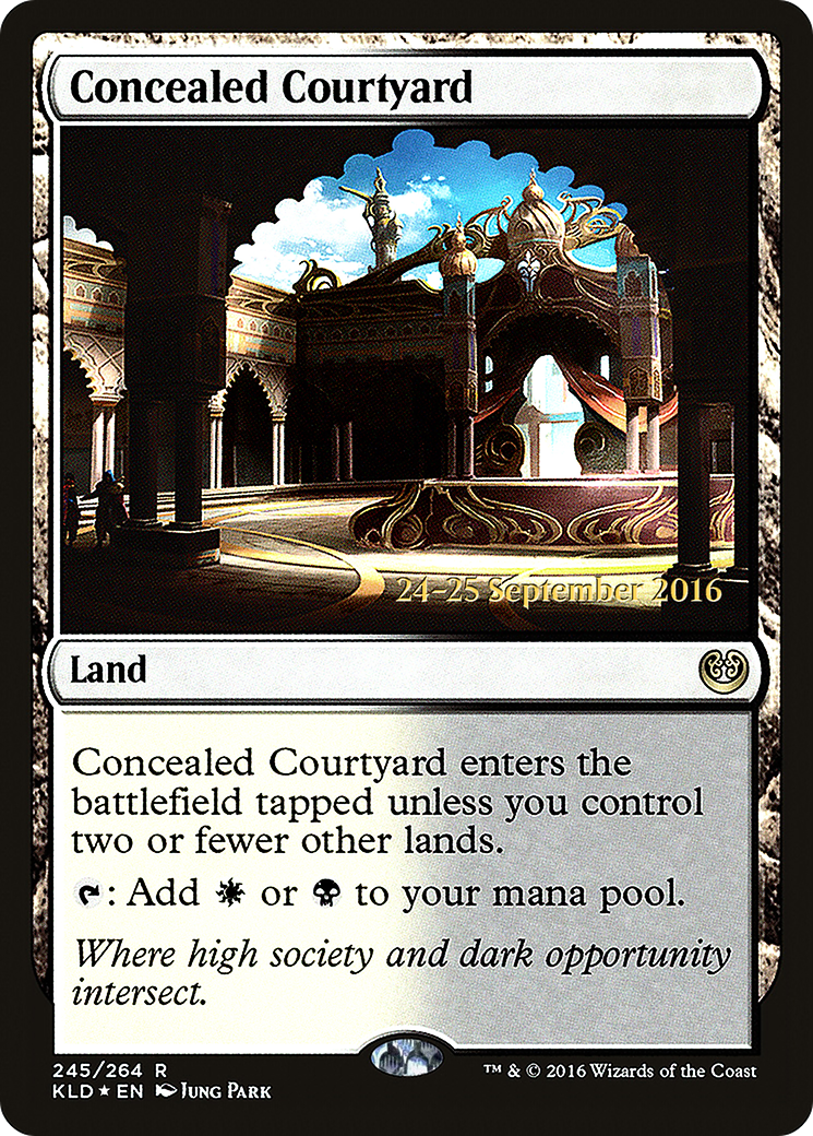 Concealed Courtyard (KLD) (PRE-245) - Kaladesh Promos Foil