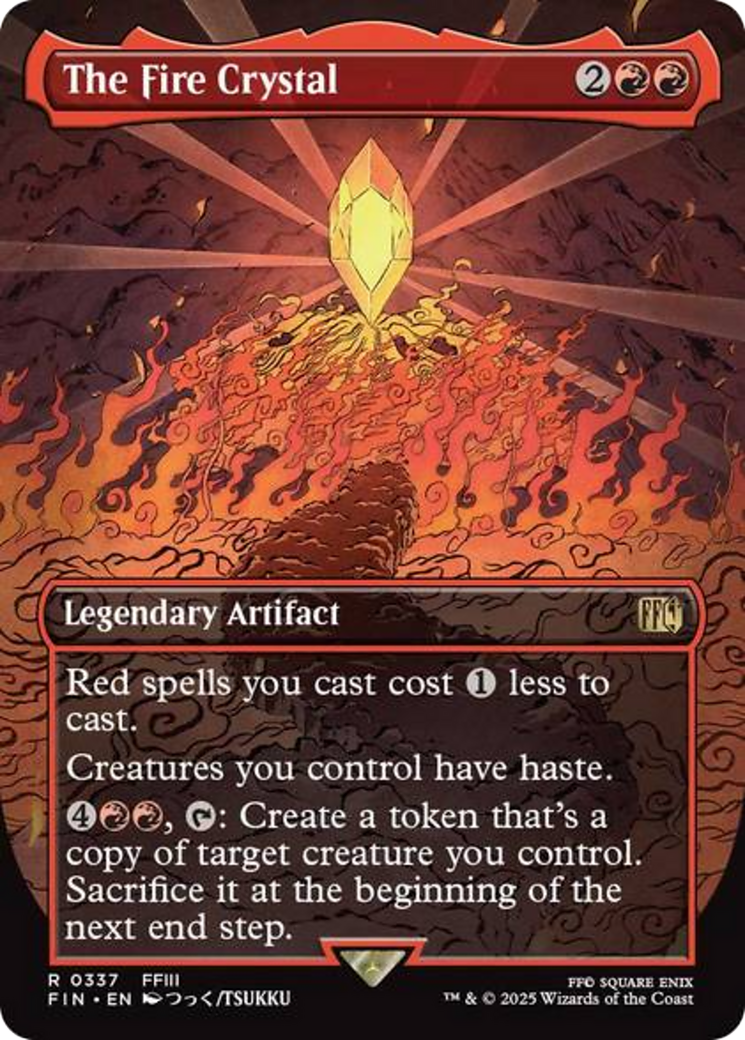 The Fire Crystal (Borderless) [FINAL FANTASY] | The CG Realm