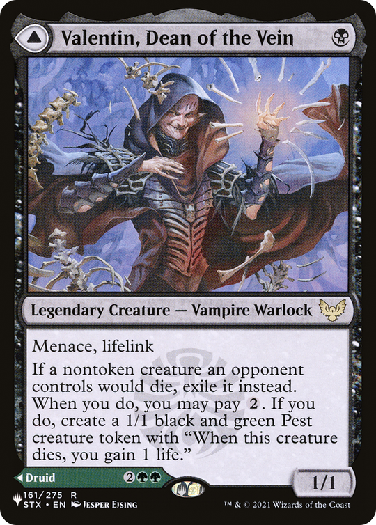 Valentin, Dean of the Vein (LIST-STX-161) - The List