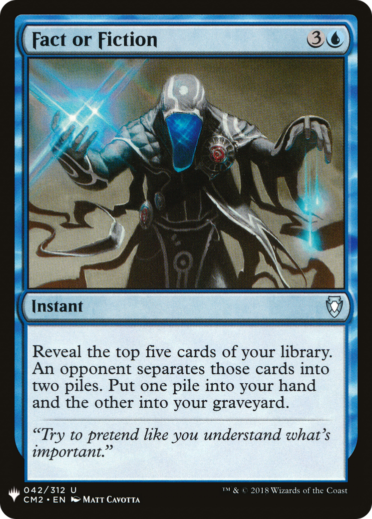 Fact or Fiction (CM2) (LIST-CM2-42) - The List