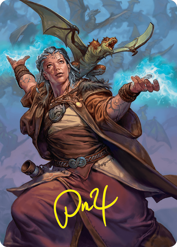 Drake Hatcher 2 Art Card (29/54) (Gold-Stamped Signature) [Foundations Art Series] | The CG Realm