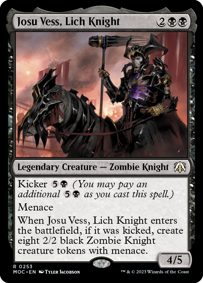 Josu Vess, Lich Knight [March of the Machine Commander] | The CG Realm