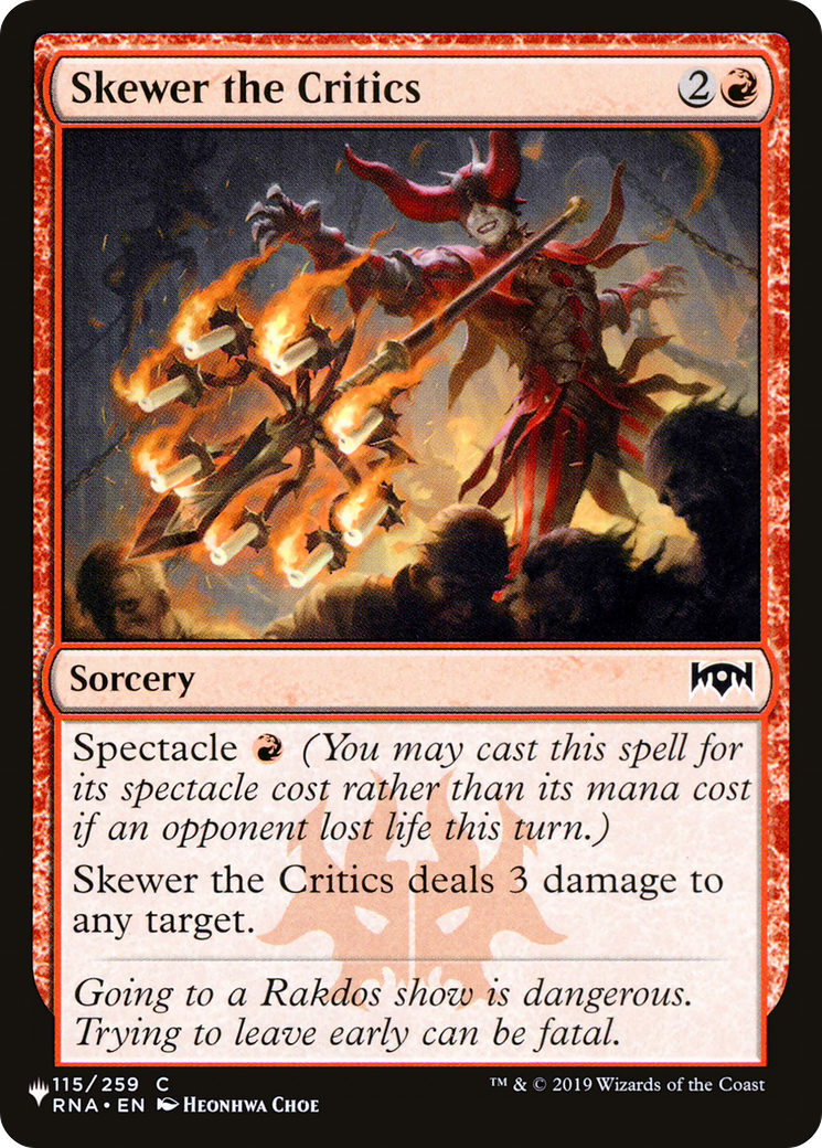 Skewer the Critics [The List] | The CG Realm