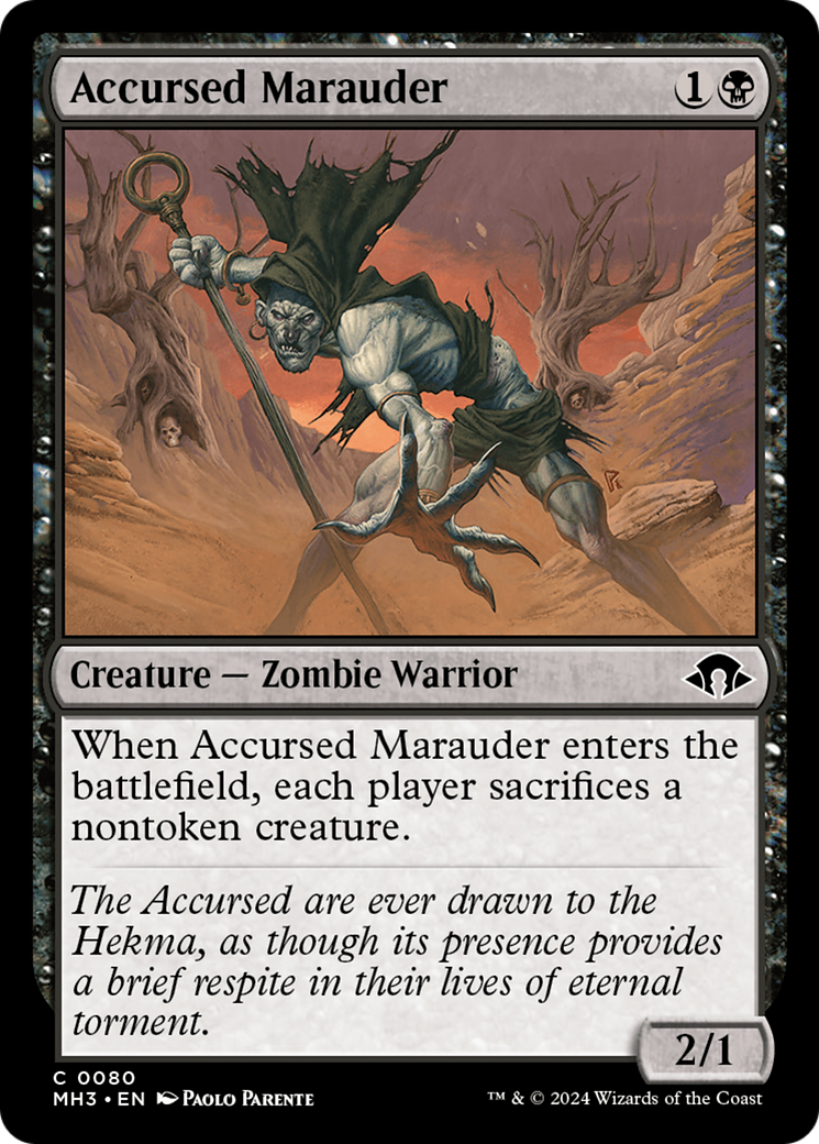 Accursed Marauder [Modern Horizons 3] | The CG Realm