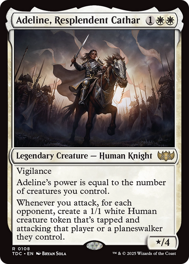 Adeline, Resplendent Cathar [Tarkir: Dragonstorm Commander] | The CG Realm