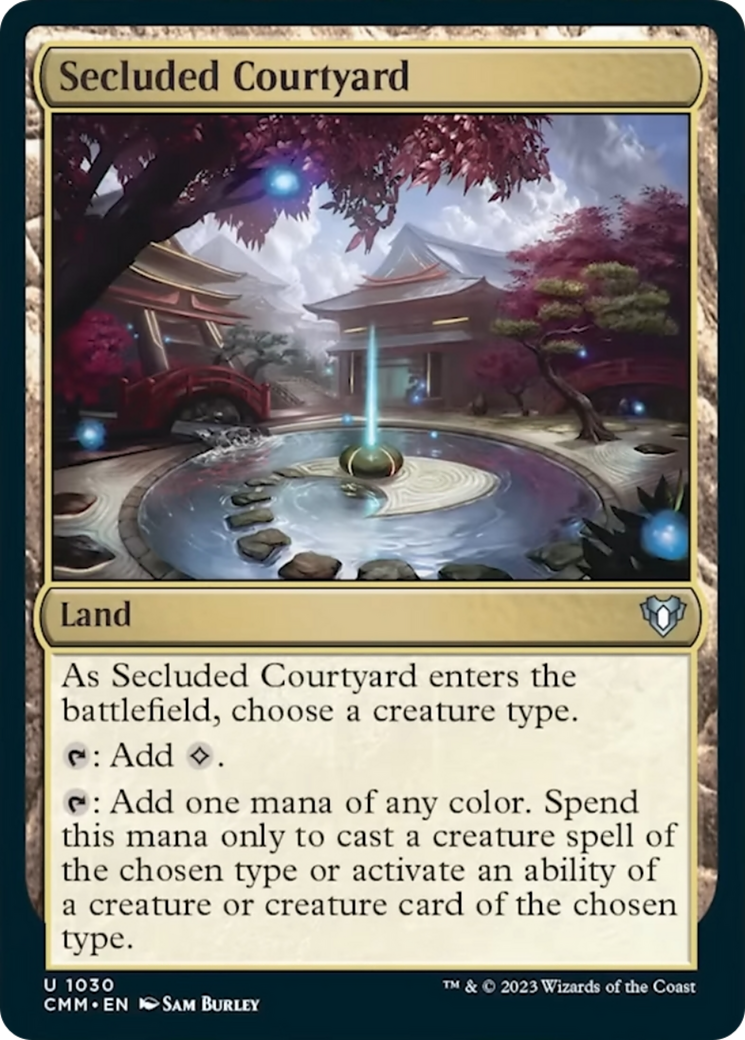 Secluded Courtyard [Commander Masters] | The CG Realm