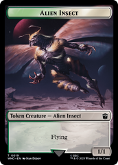 Mutant // Alien Insect Double-Sided Token [Doctor Who Tokens] | The CG Realm