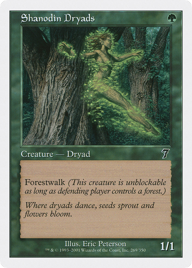 Shanodin Dryads (7ED-269) - 7th Edition