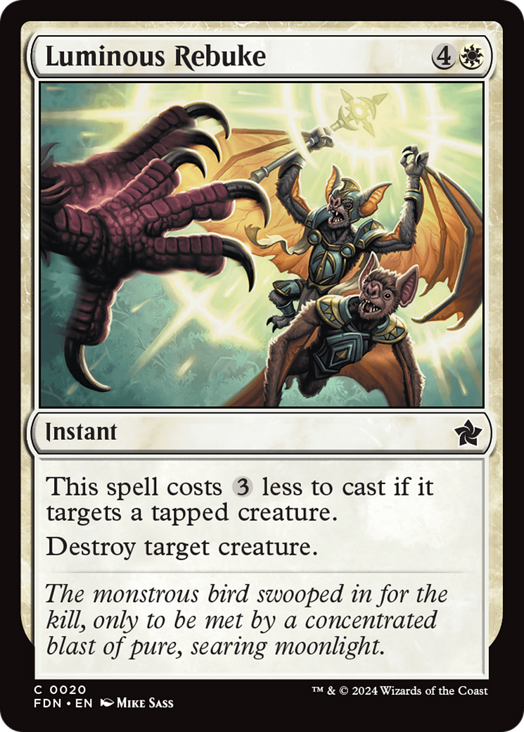 Luminous Rebuke [Foundations] | The CG Realm