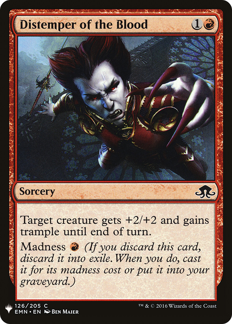 Distemper of the Blood (LIST-EMN-126) - The List