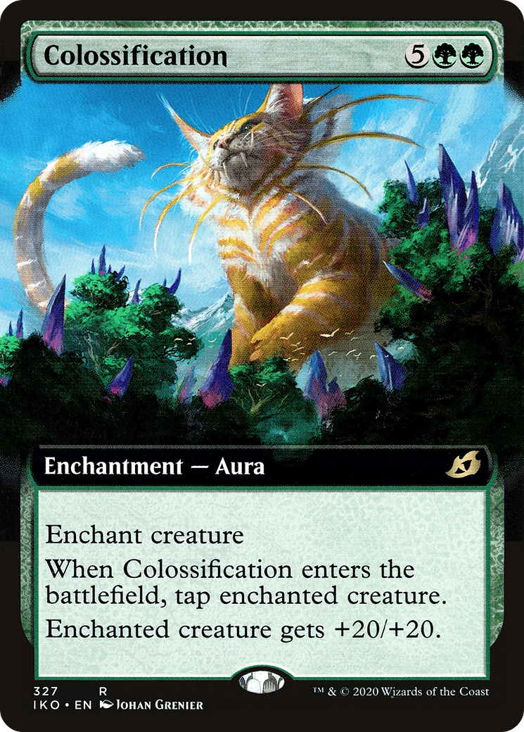 Colossification (Extended Art) (IKO-327) - Ikoria: Lair of Behemoths: (Extended Art)