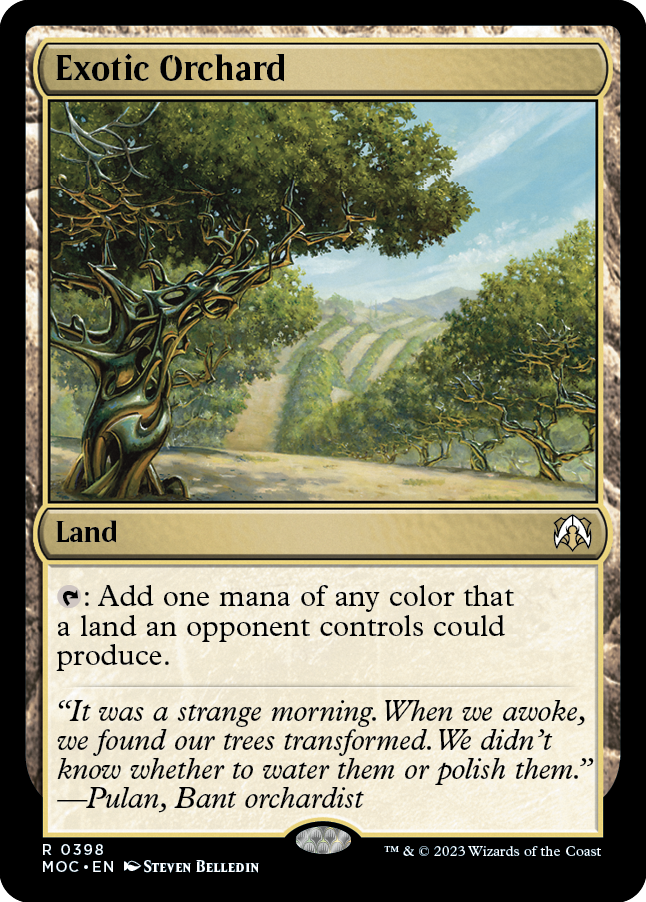 Exotic Orchard [March of the Machine Commander] | The CG Realm