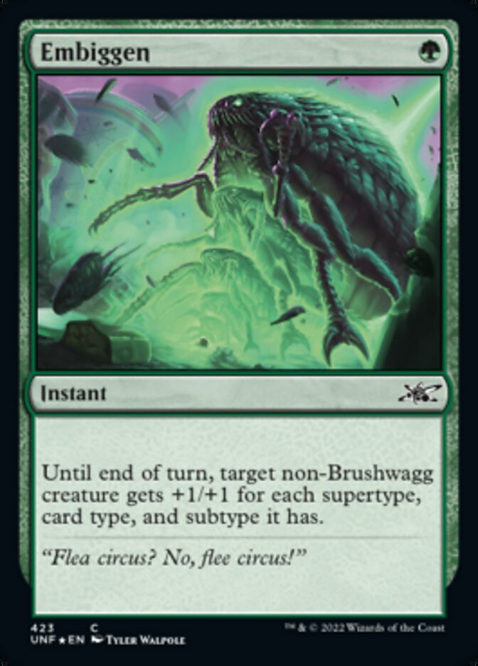Embiggen (Galaxy Foil) [Unfinity] | The CG Realm