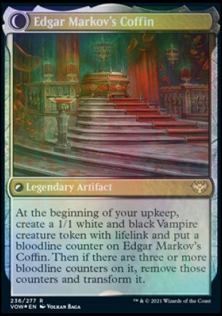 Edgar, Charmed Groom (PRE-236) - Innistrad: Crimson Vow Promos: (Double Faced Transform) Foil