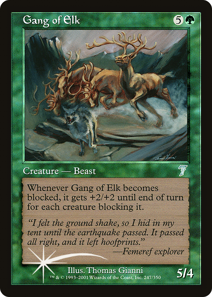 Gang of Elk (7ED-247) - 7th Edition