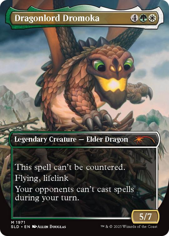 Dragonlord Dromoka (SLD-1971) - Secret Lair Drop (Borderless) Foil