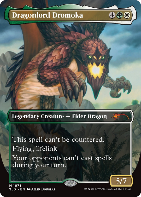 Dragonlord Dromoka (SLD-1971) - Secret Lair Drop (Borderless) Foil