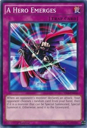 A Hero Emerges (YS14-EN036) - Super Starter: Space-Time Showdown 1st Edition