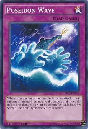 Poseidon Wave (BP03-EN223) - Battle Pack 3: Monster League 1st Edition