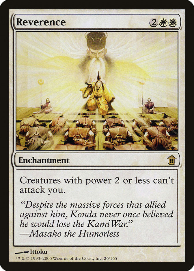 Reverence [Saviors of Kamigawa] | The CG Realm