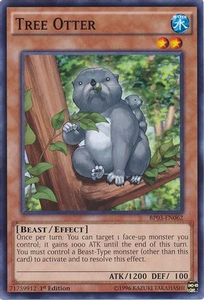 Tree Otter (BP03-EN062) - Battle Pack 3: Monster League 1st Edition