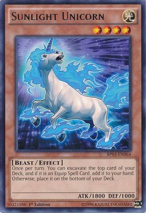 Sunlight Unicorn (BP03-EN064) - Battle Pack 3: Monster League 1st Edition