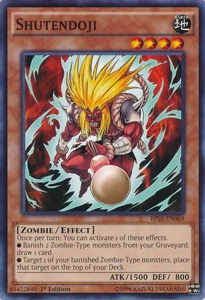 Shutendoji (BP03-EN069) - Battle Pack 3: Monster League 1st Edition