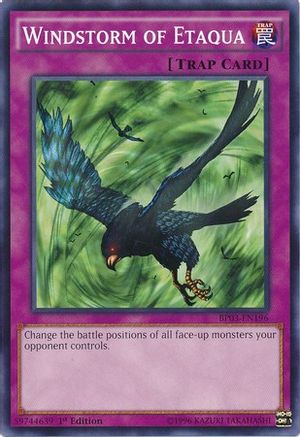 Windstorm of Etaqua (BP03-EN196) - Battle Pack 3: Monster League 1st Edition