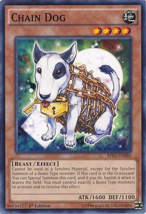 Chain Dog (BP03-EN080) - Battle Pack 3: Monster League 1st Edition