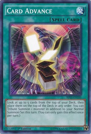 Card Advance (BP03-EN185) - Battle Pack 3: Monster League 1st Edition